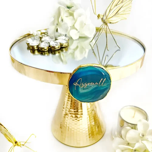 Agate Cake Stand