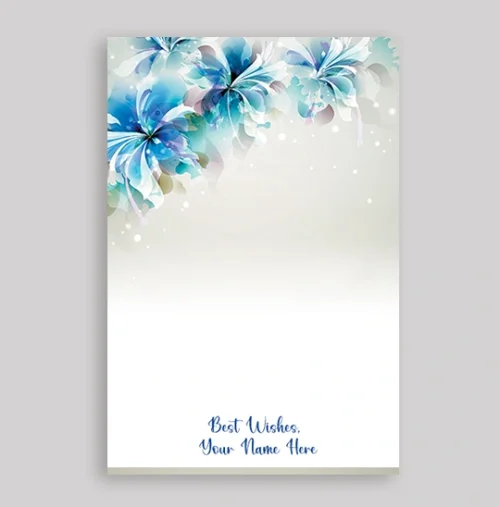 Blossoms in Blue