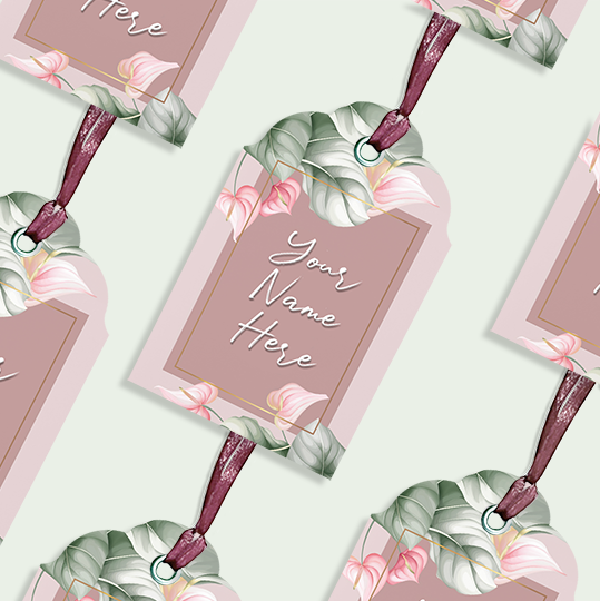 Painted Petals Gift Tags - Image 2